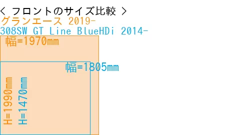 #グランエース 2019- + 308SW GT Line BlueHDi 2014-
